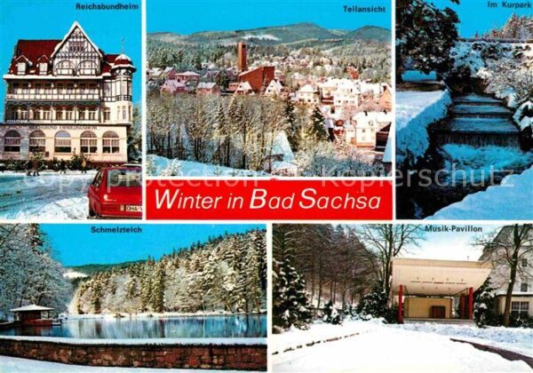 Bad Sachsa Harz Reichsbundheim Kurpark Musikpavillon Sc