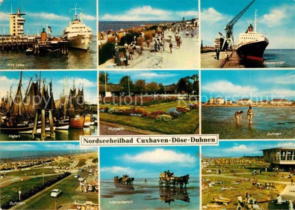 Duhnen Nordsee Alte Liebe Fähre Strand Hafen Kurpark W