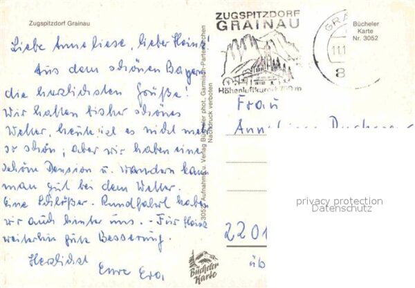 Grainau Kirche Dorfplatz Kurplatz Badersee Hote – Bild 2