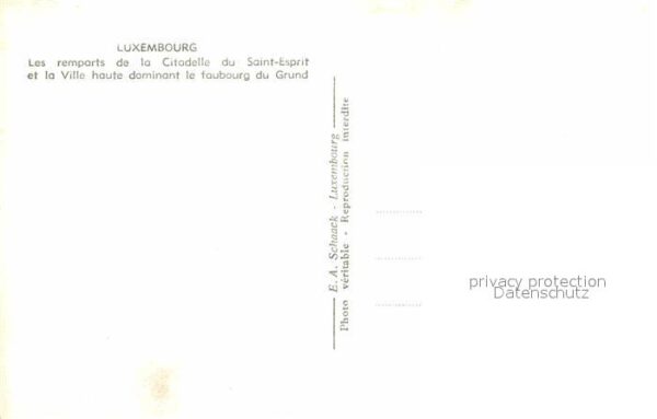 LUXEMBOURG  Luxemburg Les remparts de la Citadelle du Saint E – Bild 2