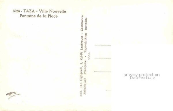 Taza Maroc Ville Nouvelle Fontaine de la Place – Bild 2