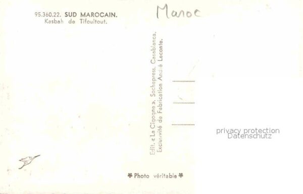 Tifoultout Kasbah Sud Marocain Palmiers – Bild 2
