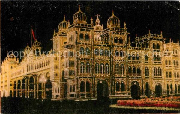 Mysore Palace illuminated