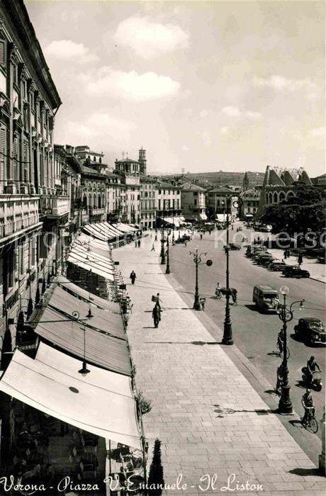 Verona Veneto Piazza V. Emanuele Il Liston