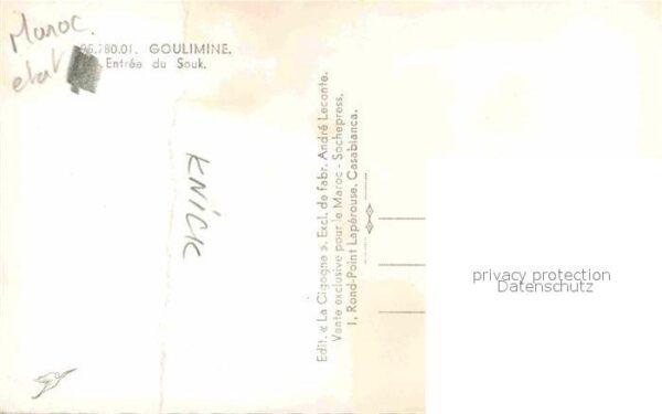 Goulimine Marokko Entree du Souk – Bild 2