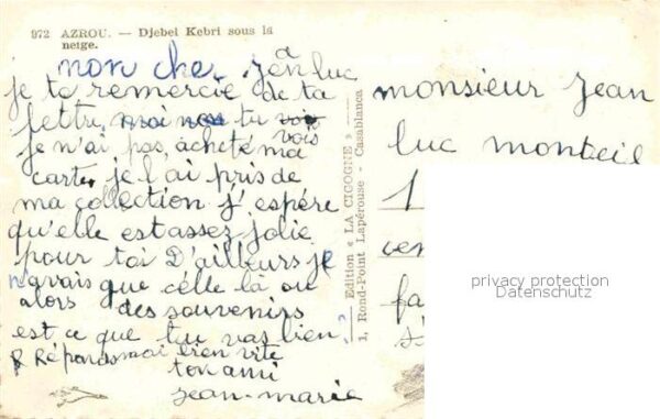 Azrou Marokko Djebel Kebri sous la neige – Bild 2