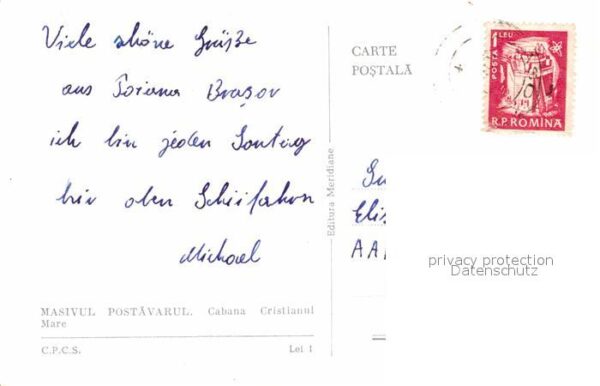 Brasso Brasov Kronstadt Masivul Postavarul Cabana Cristianul Ma – Bild 2