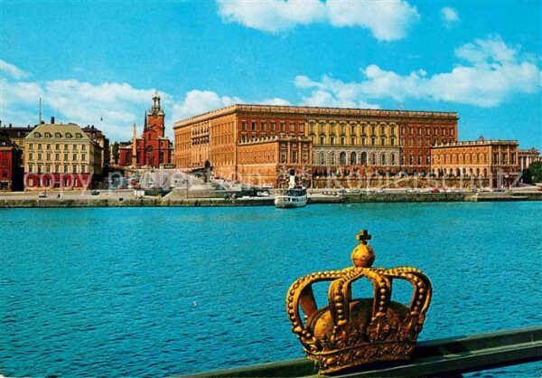 Stockholm Kungl Slottet Königliches Schloss Krone