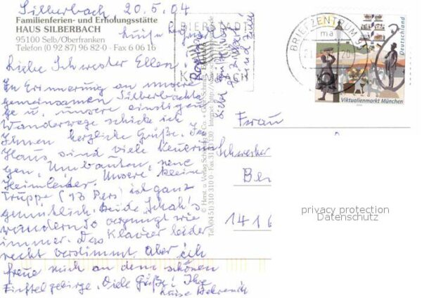 Selb Ferienheim Erholungsstätte Haus Silberb – Bild 2