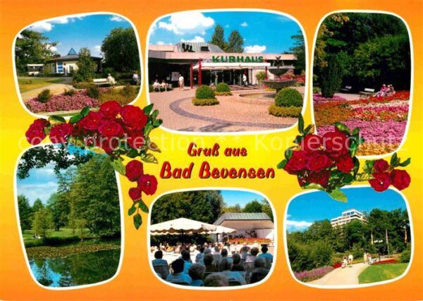 Bad Bevensen Kurhaus Kurpark Konzertpavillon Rosen