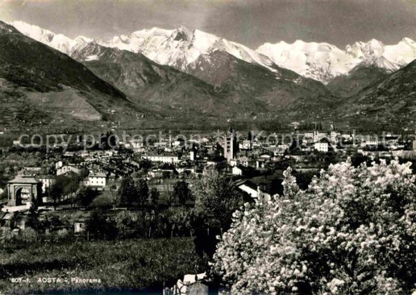 Aosta Panorama Alpen