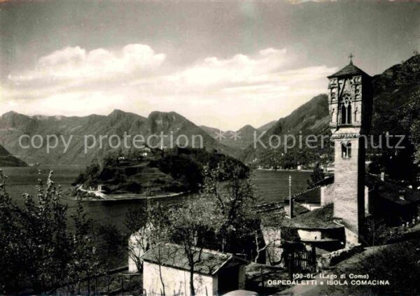 Isola Comacina Ospedaletti Chiesa Kirche Insel Comerse