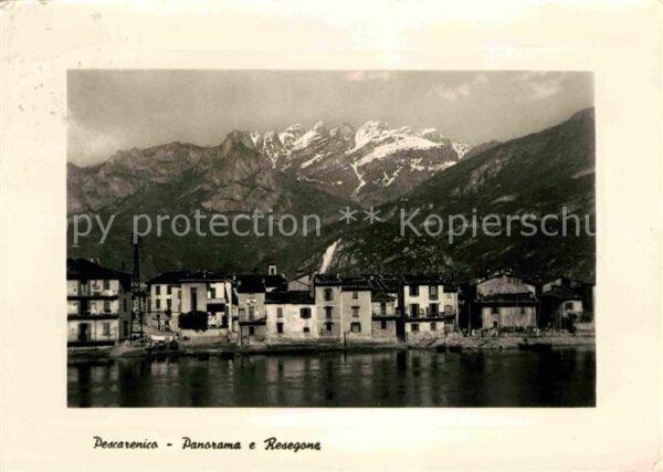 Lecco Pescarenico Panorama e Monte Resegone