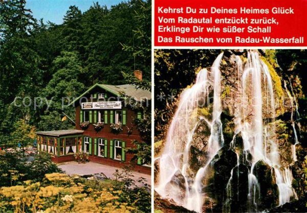 Bad Harzburg Radau Wasserfall Gaststätte