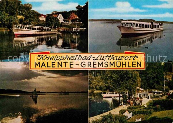 Malente-Gremsmuehlen Kneippheilbad Luftkurort See Ausflugsda