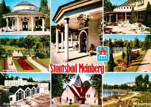 Bad Meinberg Brunnentempel Wandelhalle Kurpark See K