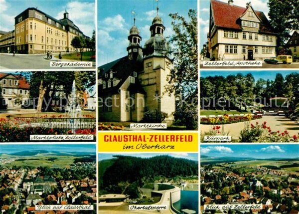 Clausthal-Zellerfeld Bergakadamie Marktkirche Apotheke Kurpa