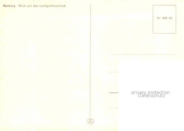 Marburg Lahn Lahn Wehr Altstadt Blick zum Landgrafen – Bild 2