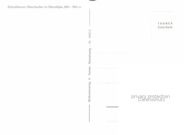 Oberstaufen Ortsansicht mit Kirche Schrothkurort Bl – Bild 2