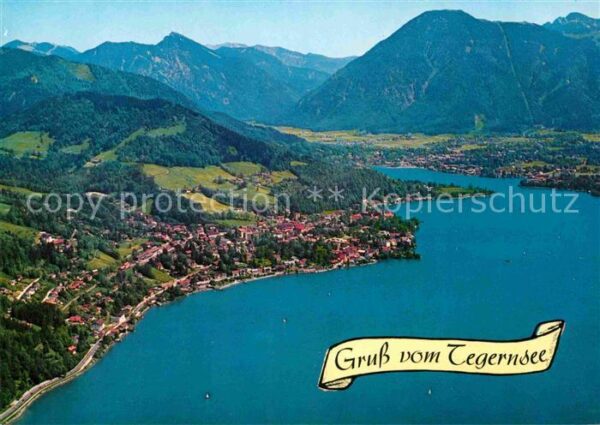 Tegernsee mit Wallberg Mangfallgebirge Bayerische