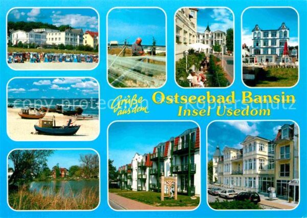 Bansin Ostseebad Hotels Ferienhäuser Strand Insel Usedom