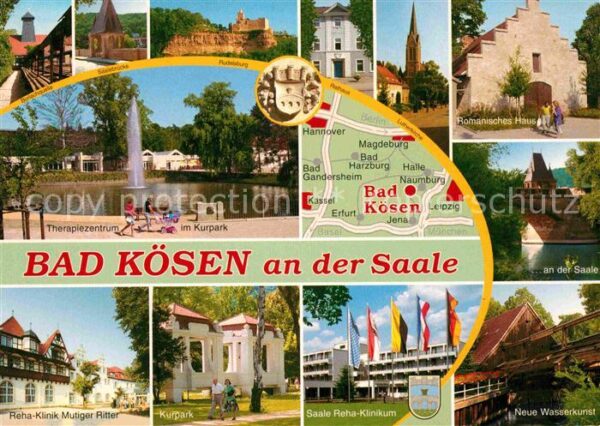 Bad Koesen Borlachquelle Brücke Rudelsburg Romanis