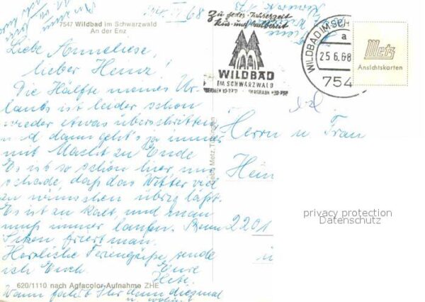 Wildbad Schwarzwald Partie an der Enz – Bild 2
