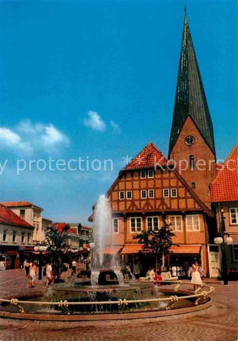 Eutin Markt Brunnen Kirche