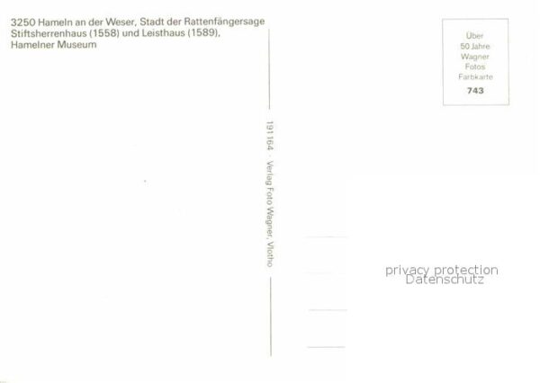 Hameln Weser Stadt der Rattenfängersage Stiftsherren – Bild 2