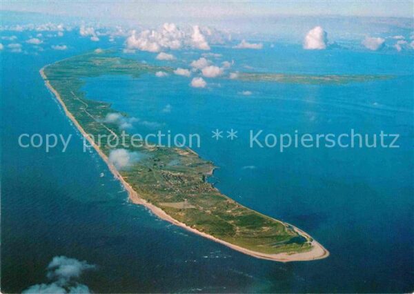 Insel Sylt Luftaufnahme aus 3000 m Höhe