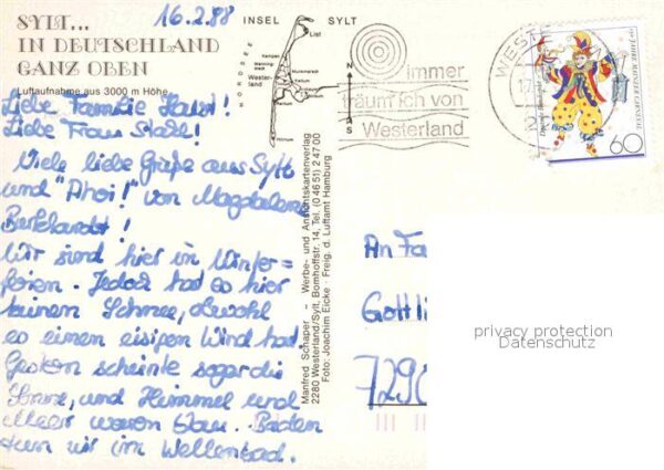 Insel Sylt Luftaufnahme aus 3000 m Höhe – Bild 2