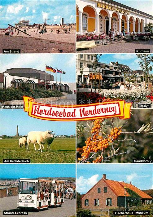 Norderney Nordseebad Strand Kurhaus Haus der Insel Ortsmotiv