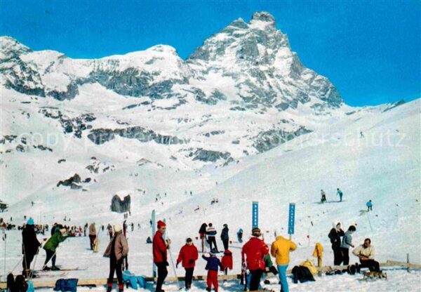 Breuil Cervinia Campi di sci Wintersportplatz Alpen