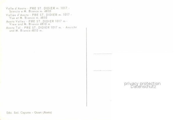 Pre Saint Didier Scorcio e Monte Bianco – Bild 2