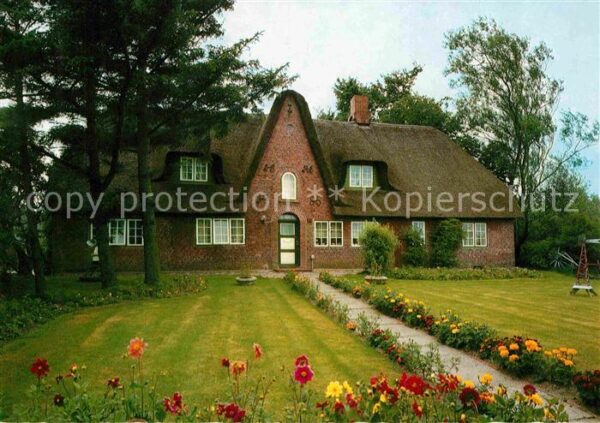 Keitum Sylt Altes Friesenhaus aus dem Jahre 1785 Lu