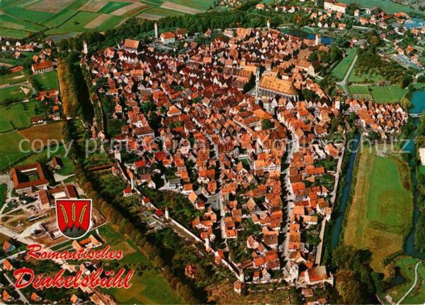 Dinkelsbuehl 1000jährige Stadt Fliegeraufnahme