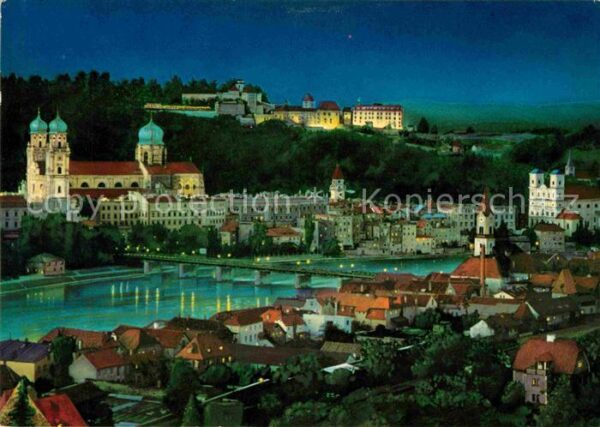Passau Dom St Stephan Veste Oberhaus Innbrücke