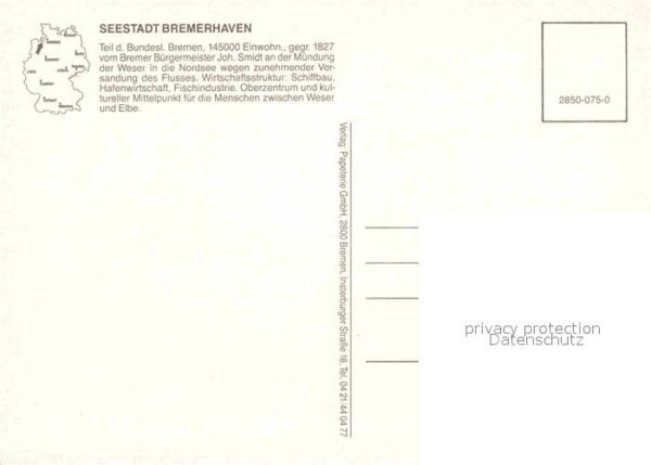 Bremerhaven Geestemündung Hafenmole Columbus Center – Bild 2