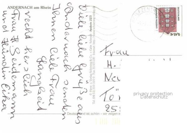 Andernach Teilansichten Kirche Dampfer Anleger St – Bild 2