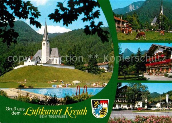 Kreuth Tegernsee Teilansichten Heilklimatischer Kurort S