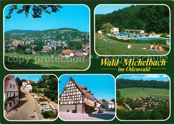 Wald-Michelbach Teilansichten Erholungsort im Odenwald