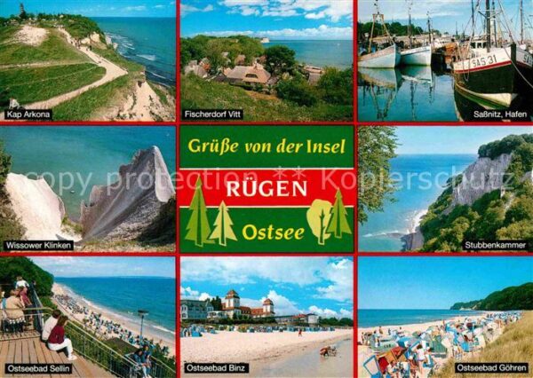 Insel Ruegen Kap Arkona Wissower Klinken Sellin Fisc