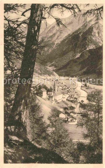 Soelden Oetztal Talblick auf den Luftkurort Alpen