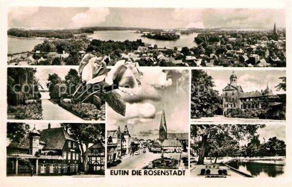 Eutin Teilansichten Rosenstadt Seenplatte Hol