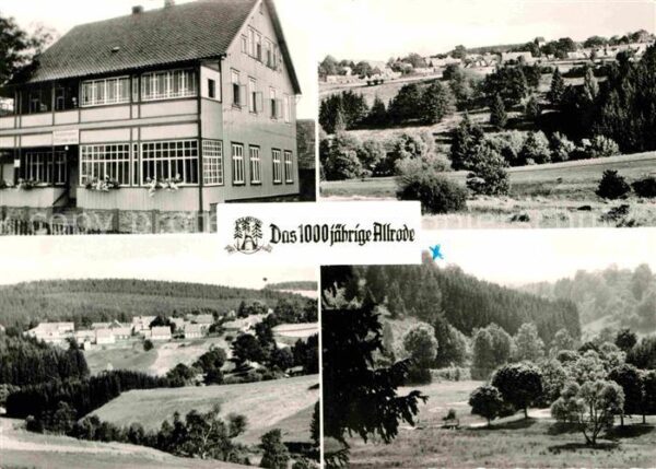 Allrode Ferienheim Landschaftspanorama 1000jähr