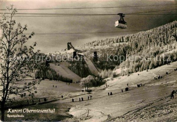 Oberwiesenthal Erzgebirge Sportgelände Wintersportplatz Sprungsch