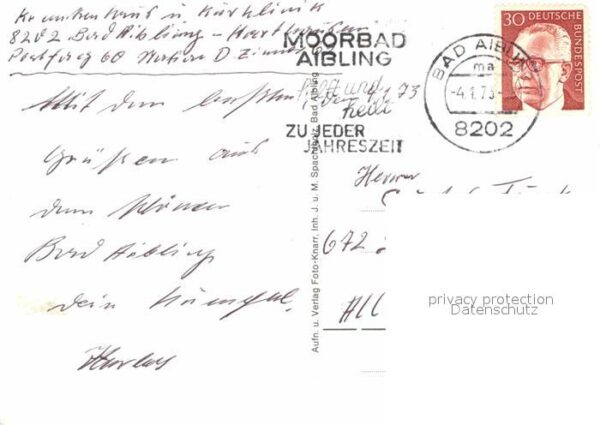 Harthausen Bad Aibling Birkenallee Kurklinik Landhaus Moorbad – Bild 2