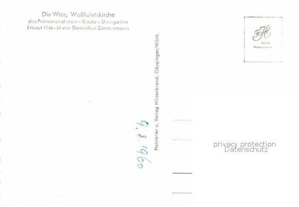 Wies Steingaden Wallfahrtskirche Die Wies Kloster 18. J – Bild 2