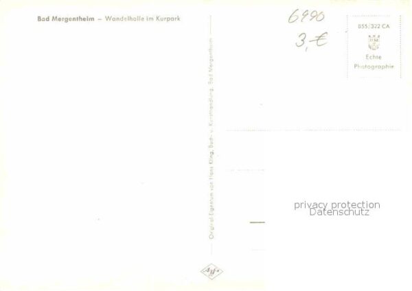 Bad Mergentheim Wandelhalle im Kurpark – Bild 2