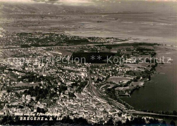 Bregenz Vorarlberg Panorama Blick von der Pfänderspitze Bo